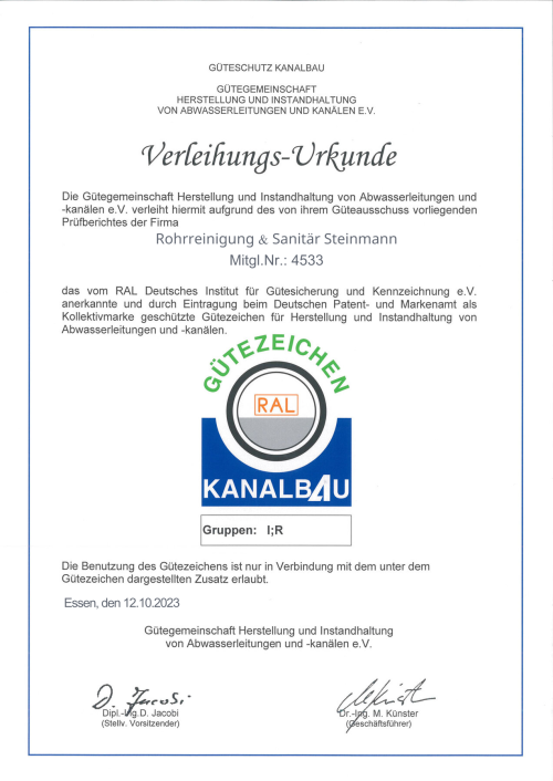 Rohrreinigung & Sanitär Frei Mitgl.Nr. 4513 (1)